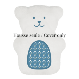 replacement pouch for therapeutic bear - blue tummy